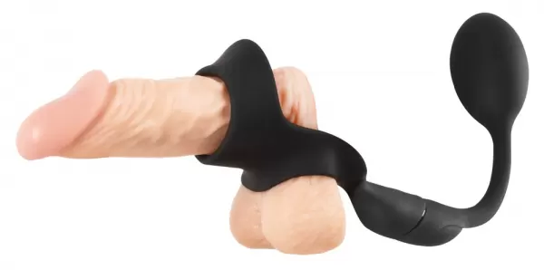 Rebel Cock ring with rc butt p Pakraunamas vibruojantis penio žiedas &ndash; nuotrauka 11