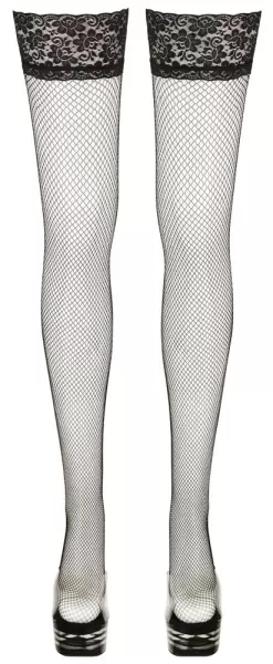 Cottelli legwear Hold-up Net Stockings 3 Prisegamos kojinės &ndash; nuotrauka 4