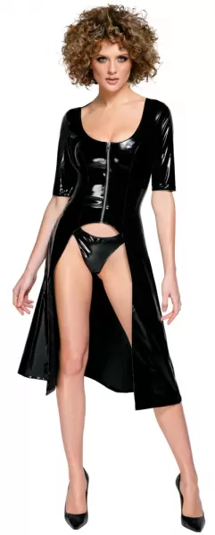 Black Level Vinyl Coat Dress xl Seksuali lateksinė apranga &ndash; nuotrauka 2