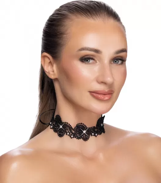 Cottelli accessoires Choker black S-L Seksuali juvelyrika &ndash; nuotrauka 2