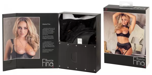 Abierta Fina Shelf Bra Set 75B/S Seksuali liemenėlė &ndash; nuotrauka 13
