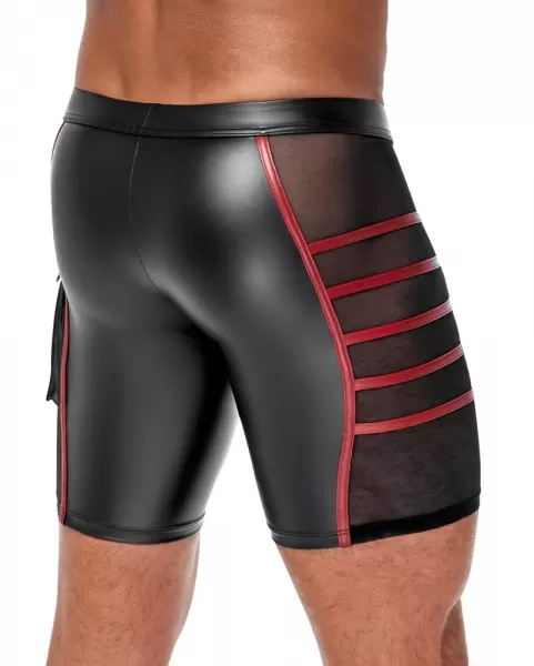 Nek Men's Shorts Black/Red 2XL vyri&scaron;ki stringai &ndash; nuotrauka 4