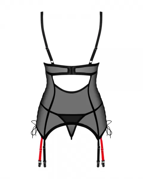 Obsessive obs Corsage XL/2XL Plius dydžio seksuali apranga &ndash; nuotrauka 4