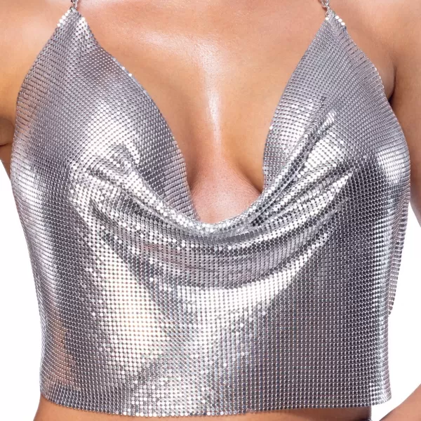 Cottelli accessoires Top Metal Silver Teminis kostiumas &ndash; nuotrauka 5