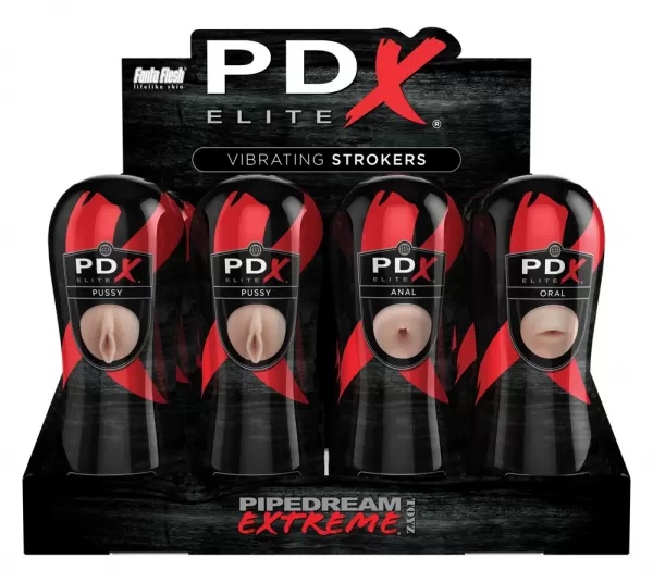 Pipedream Extreme Elite pee Vibrating Stroker Display Vibruojantis masturbatorius &ndash; nuotrauka 2