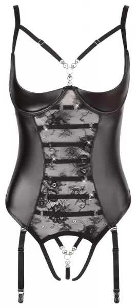 Abierta Fina String Body w/ Shelf Bra 80C/L glaustinukė &ndash; nuotrauka 10
