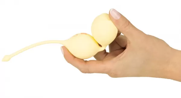 Cuties Love Balls Yellow Vaginalinis kamuoliukas - rutuliukai &ndash; nuotrauka 7