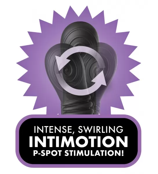 Anal Fantasy Elite afe Ass-Gasm IntiMotion Black Vibruojantis analinis dildo &ndash; nuotrauka 3