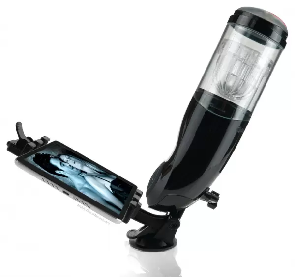 Pipedream Extreme Toyz pet Mega-Bator Ass Black/Clear Vibruojantis masturbatorius &ndash; nuotrauka 2