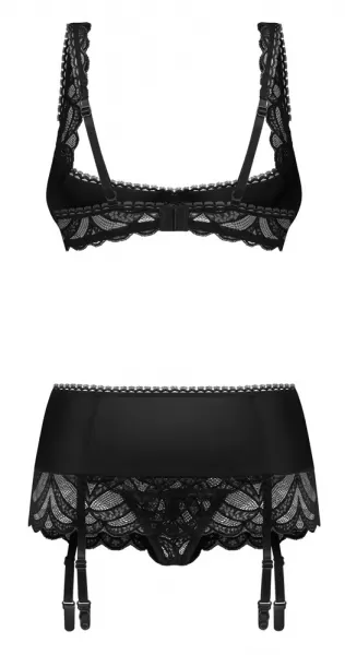 Obsessive obs Shelf Bra Set L/XL Seksuali liemenėlė &ndash; nuotrauka 6