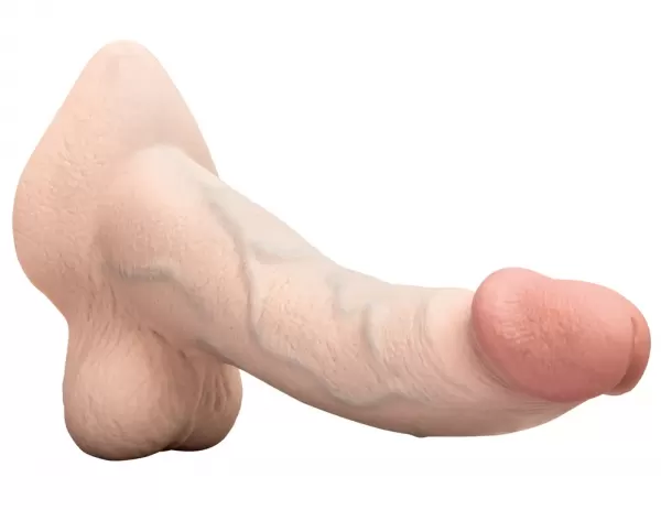 B-Vibe Slipskin Curved Cream Dildo ir falo imitatorius &ndash; nuotrauka 5