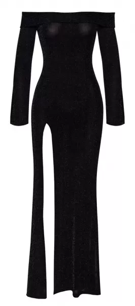 Noir Dress Long L Seksuali suknelė &ndash; nuotrauka 5