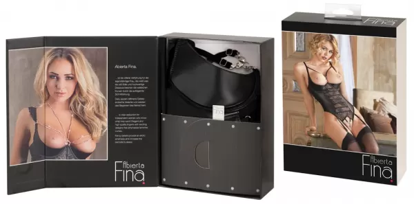 Abierta Fina String Body w/ Shelf Bra 80B/M glaustinukė &ndash; nuotrauka 17