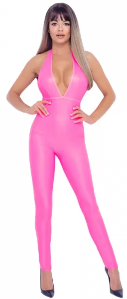 Cottelli party Jumpsuit hot pink S seksualus kombinezonas &ndash; nuotrauka 3