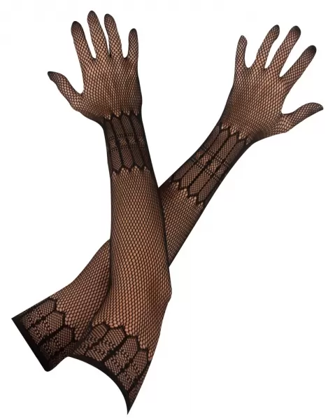 Cottelli accessoires Net Gloves S-L seksualios pir&scaron;tinės &ndash; nuotrauka 5