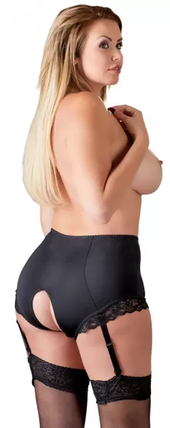 Cottelli curves Open Suspender Briefs 2XL Plius dydžio seksuali apranga &ndash; nuotrauka 7