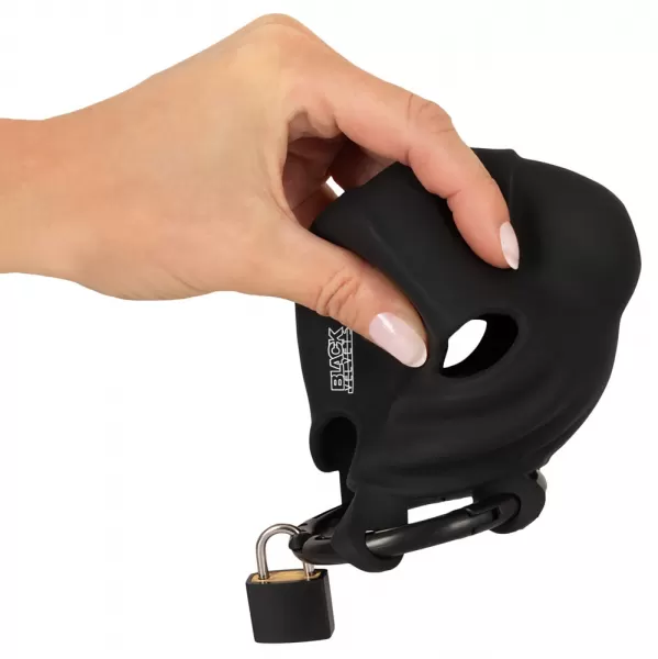 Black velvets Cock & Ball cage bdsm ir feti&scaron;as &ndash; nuotrauka 9