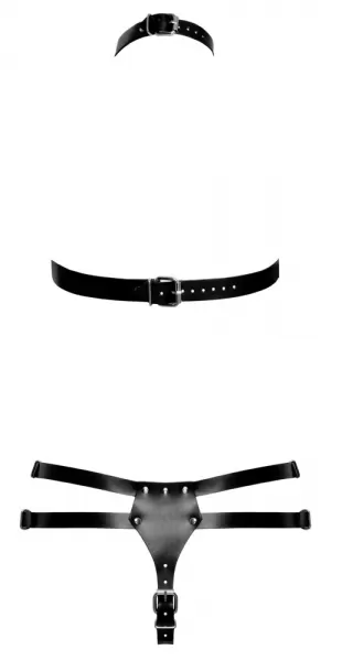 Zado Leather Harness Set S/M Seksuali lateksinė apranga &ndash; nuotrauka 7