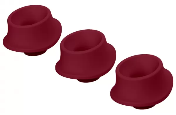 Womanizer W-Heads 3x Bordeaux L Sekso žaislo priedas &ndash; nuotrauka 2