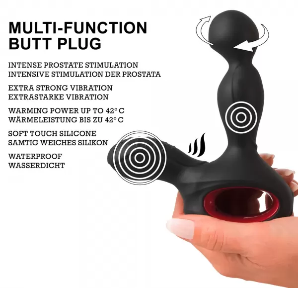 You2Toys Silicone Prostate Plug Vibruojantis analinis dildo &ndash; nuotrauka 11