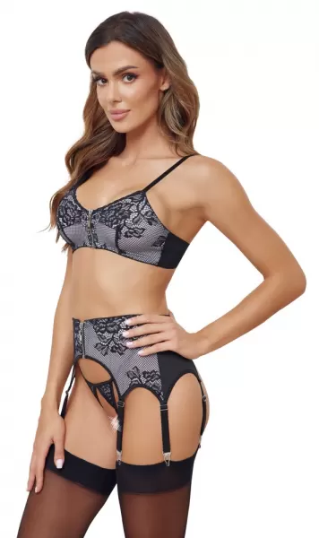 Cottelli lingerie Bra Set b/w S Seksuali liemenėlė &ndash; nuotrauka 4