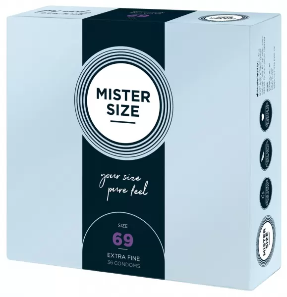 Mister Size 69mm pack of 36 Nestandartinio dydžio prezervatyvai &ndash; nuotrauka 2