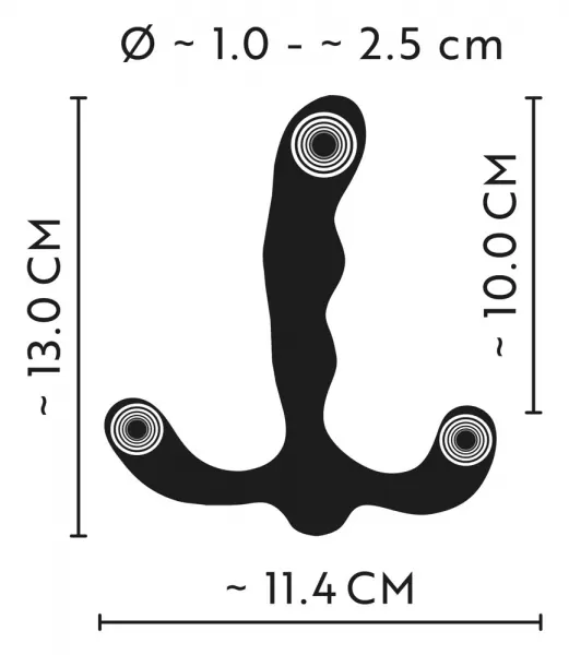 Anos 3 motor prostate plug Vibruojantis analinis dildo &ndash; nuotrauka 13