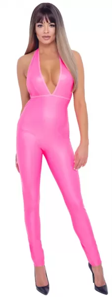 Cottelli party Jumpsuit hot pink S seksualus kombinezonas &ndash; nuotrauka 2