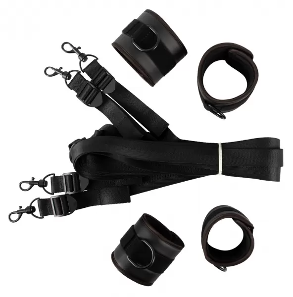 Vegan Fetish Bed Restraint Vegan pančiai, virvė, antrankiai &ndash; nuotrauka 5