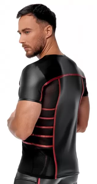 Nek Men's Short black/red xl seksualūs vyri&scaron;ki mar&scaron;kinėliai &ndash; nuotrauka 4