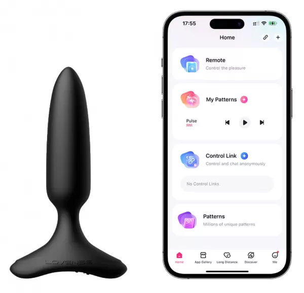 Lovense Hush 2 (1) Vibruojantis analinis dildo &ndash; nuotrauka 2