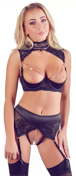 Abierta Fina Shelf Bra Set 75B/S Seksuali liemenėlė &ndash; nuotrauka 2