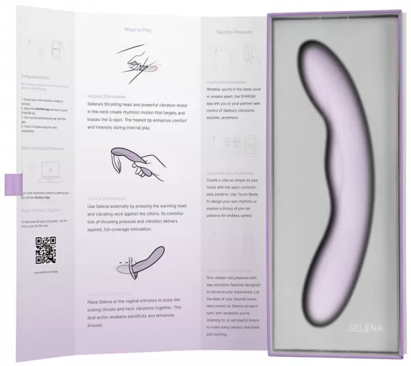 Svakom Selena Pastel Lilac Vibratorius &ndash; nuotrauka 14