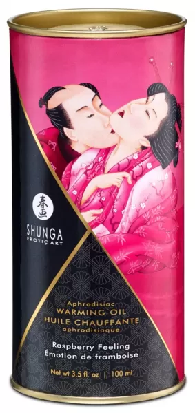 Shunga Oil Raspberry Feel 100 masažo aliejus &ndash; nuotrauka 3