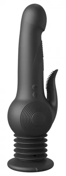 Fetish Fantasy Series ffs Pogo Thruster - Black Vibratorius &ndash; nuotrauka 3