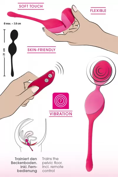 Sweet Smile Remote Controlled Vibruojantis kiau&scaron;inėlis &ndash; nuotrauka 7