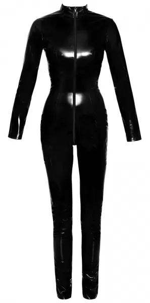 Black Level Vinyl Jumpsuit long L Seksuali lateksinė apranga &ndash; nuotrauka 5
