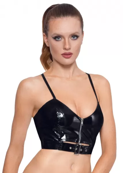Black Level Vinyl Top buckle xs Seksuali lateksinė apranga &ndash; nuotrauka 2