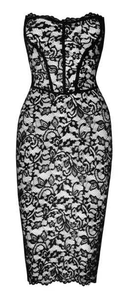 Noir Dress Lace M Seksuali suknelė &ndash; nuotrauka 6