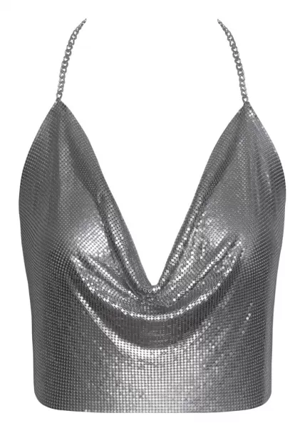 Cottelli accessoires Top Metal Silver Teminis kostiumas &ndash; nuotrauka 6