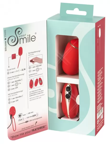 Sweet Smile rc Love Ball Vibruojantis kiau&scaron;inėlis &ndash; nuotrauka 7