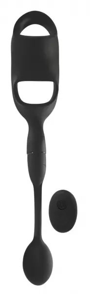 Rebel Cock ring with rc butt p Pakraunamas vibruojantis penio žiedas &ndash; nuotrauka 3