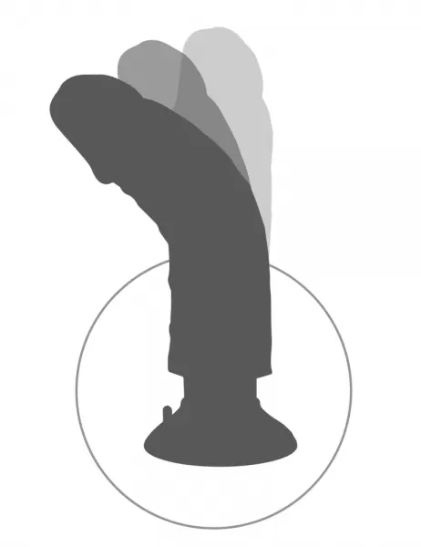 King Cock 7 inch Vibr./w.balls tikrovi&scaron;kas vibratorius &ndash; nuotrauka 7