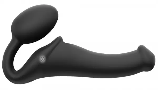 Strap-On-Me Vibrating Strap-On M Black Strap-on dildo &ndash; nuotrauka 3