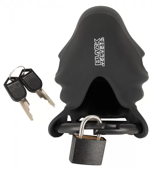 Black velvets Cock & Ball cage bdsm ir feti&scaron;as &ndash; nuotrauka 7
