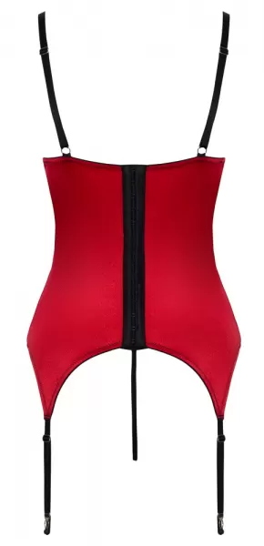 Cottelli lingerie Cami Suspenders red S Seksuali liemenėlė &ndash; nuotrauka 7