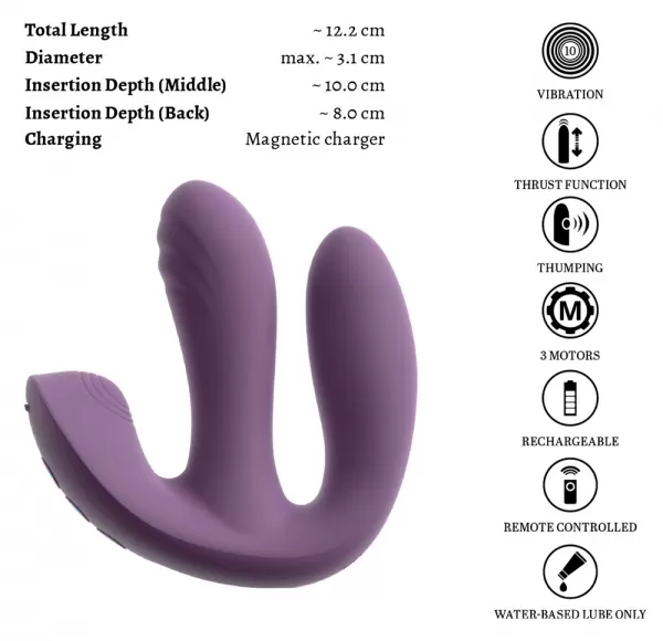 Beau coeur Mireva rc Triple Vibratorius &ndash; nuotrauka 16