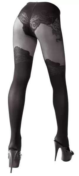 Cottelli legwear Crotchless Tights 2 Prisegamos kojinės &ndash; nuotrauka 4
