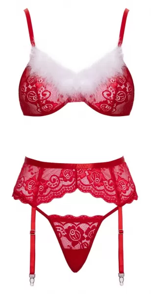 Cottelli lingerie X-Mas Bra Set L/XL Teminis kostiumas &ndash; nuotrauka 6
