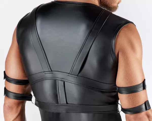 Svenjoyment Bondage Men's Shirt L vyri&scaron;ka lateksinė apranga &ndash; nuotrauka 7